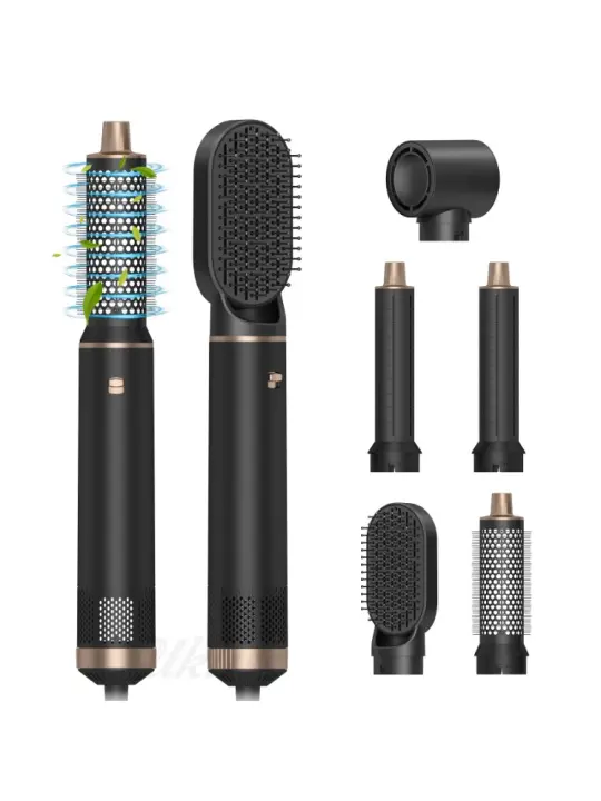 Secador de Pelos 5 en 1 Desmontable Aire Caliente, Rizador, Estilizador de Trenza - 1