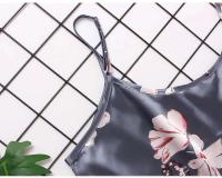 Ropa interior de mujer, ropa de dormir de seda satinada, chaleco, pantalones cortos, conjunto de dos piezas de verano, ropa de dormir para mujer - details 2