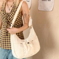 Bolso cruzado de estilo coreano, bolso plisado con cordón de gran capacidad, versátil, ligero con monedero - details 12