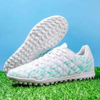 Venta al por mayor y al por menor de zapatos de fútbol transpirables para hombres y niños, uñas largas rotas antideslizantes para deportes de primavera, invierno y verano - details 12