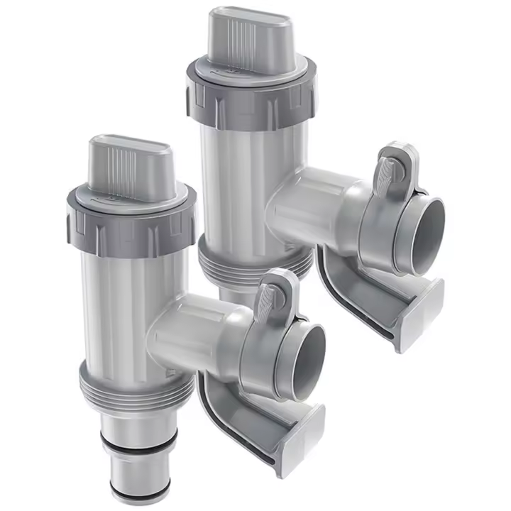 Adaptador de manguera de piscina, piezas de repuesto para piscina, soporte de manguera de piscina y válvula de émbolo para piscina sobre el suelo - 1