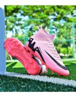 Botas de campo de fútbol para hombre, tacos de sociedad profesional, zapatos de fútbol originales para niños, zapatos de fútbol antideslizantes para entrenamiento de césped para niños - details 40