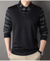 Camisetas para Hombres CASUMANL Moda Casual a Rayas Manga Larga Ropa de Primavera-Otoño - details 11