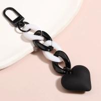Llavero de Corazón Hecho a Mano Cadena de Plástico Acrílico para Bolsos y Llaves de Mujeres - details 1