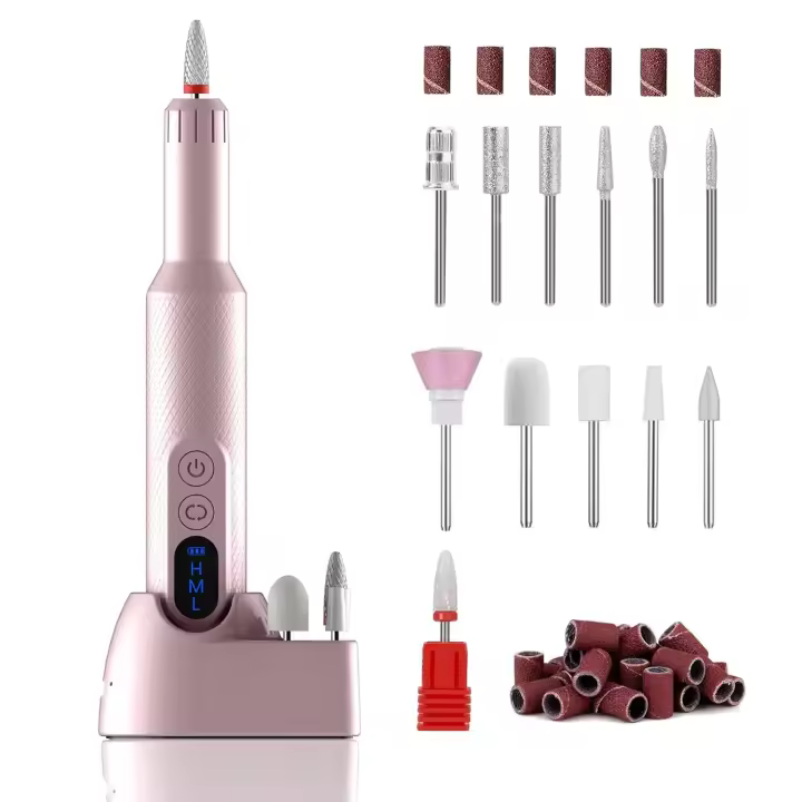 Taladro eléctrico inalámbrico para uñas, máquina de lijado de Gel acrílico, recargable, portátil, profesional - 1