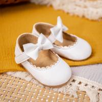 Nuevos zapatos Retro para caminar para bebé recién nacido, zapatos de princesa con lazo de Color sólido para primavera y otoño, parte inferior de goma suave antideslizante, informales para bebé - details 2