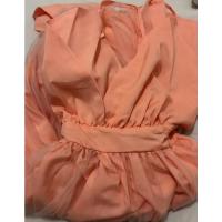 orange dress long