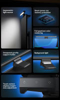 Baseus-luz colgante asimétrica USB para pantalla, lámpara Led de escritorio para lectura, color negro, para ordenador - details 2