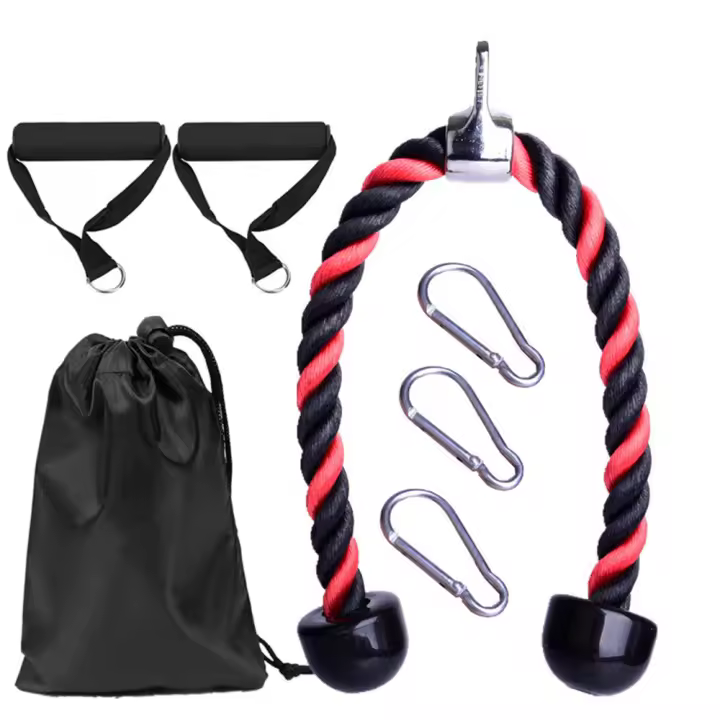Cuerda extraíble de alta resistencia para tríceps, Cable extraíble, accesorio para máquina, entrenamiento de fuerza del brazo, equipo de ejercicio para gimnasio en casa - 1