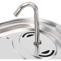 Grifo de Agua para Mascotas de Acero Inoxidable Dispensador de Bebida Automático para Perros Grandes Filtrado y Circulación Suministros para Mascotas - details 6