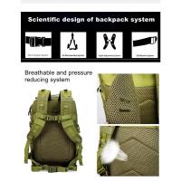 Mochila impermeable de nailon 35/45/50L 900D, mochilas militares para exteriores, deportes tácticos, Camping, senderismo, pesca, bolsa de caza - details 2