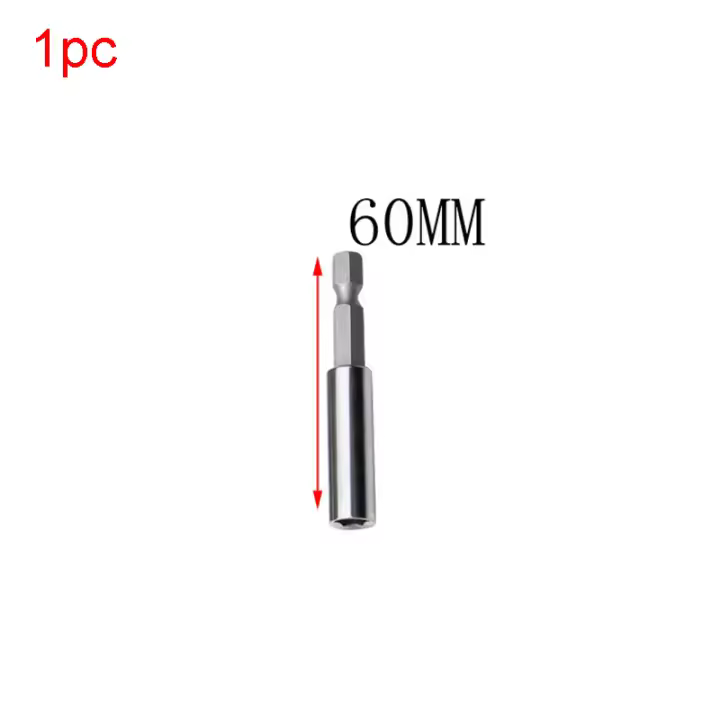 Destornillador de Extensión Magnético Set 1/4" 6.35mm Herramientas de Mano con Mango Largo para Cambio Rápido de Tornillos Hex - 1