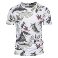 Novedad de verano, camiseta estampada, camisa de fondo para hombre con cuello redondo a la moda, top informal para hombre - details 18