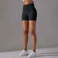 Hamidou pantalones cortos de Yoga para mujer, Shorts de Fitness para correr, ciclismo, transpirables, cintura alta, entrenamiento, gimnasio, Verano - details 3