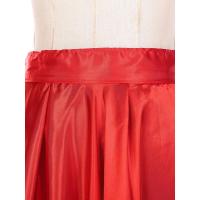Faldas largas transparentes para mujer, faldas latino Tango salón baile Flamenco lírico, falda dobladillo ancho cintura alta de - details 30