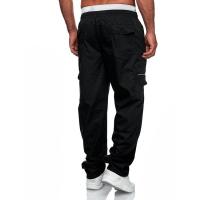 Jerseys rectos con múltiples bolsillos para hombre, pantalones casuales, pantalones Fiess - details 1