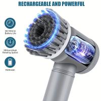 Juego de estropajo giratorio eléctrico multifuncional, depurador de ducha recargable de carga rápida, inalámbrico, 6 accesorios, 1 Juego - details 7