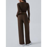 Conjunto de Pantalones Interiores Deportivos de Yoga Estilo Europeo y Americano - details 11