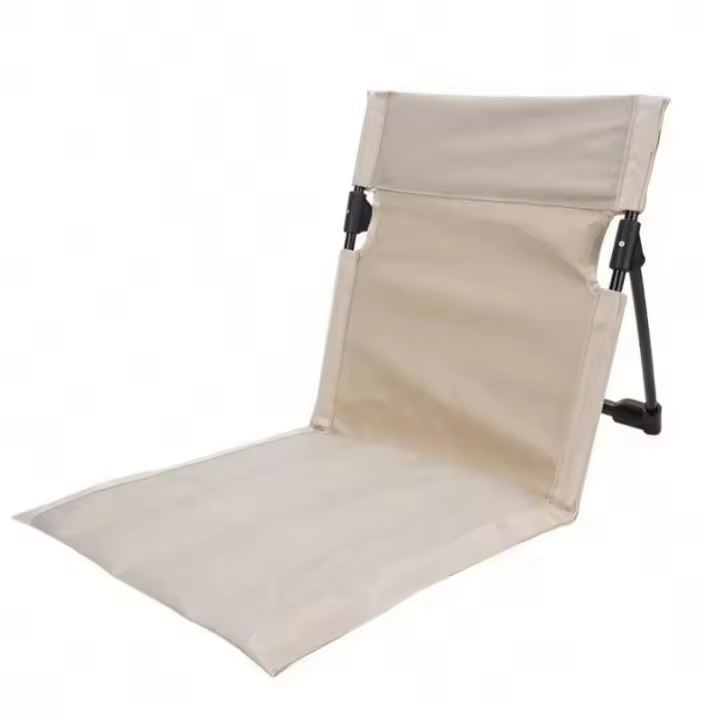 Silla Plegable de Metal Pintada Electorática Ideal para Acampar, Jardín al Aire Libre, Parque, Silla Individual Perezosa, Cojín de Espalda, Picnic, Camping - 1