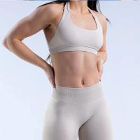 Sujetador deportivo sin costuras para mujer, ropa deportiva de secado rápido con Espalda descubierta, alta elasticidad, a prueba de golpes, para Yoga - details 22