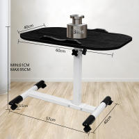 Rcynview Mesa de Escritorio Plegable Portátil Altura Ajustable Estilo Moderno con Cajón Utility - details 10