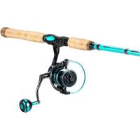Combo de Caña de Pescar y Carrete de 7 Pies Pesca en Tierra Hilo Azul Mango Derecho/ Izquierdo - details 2