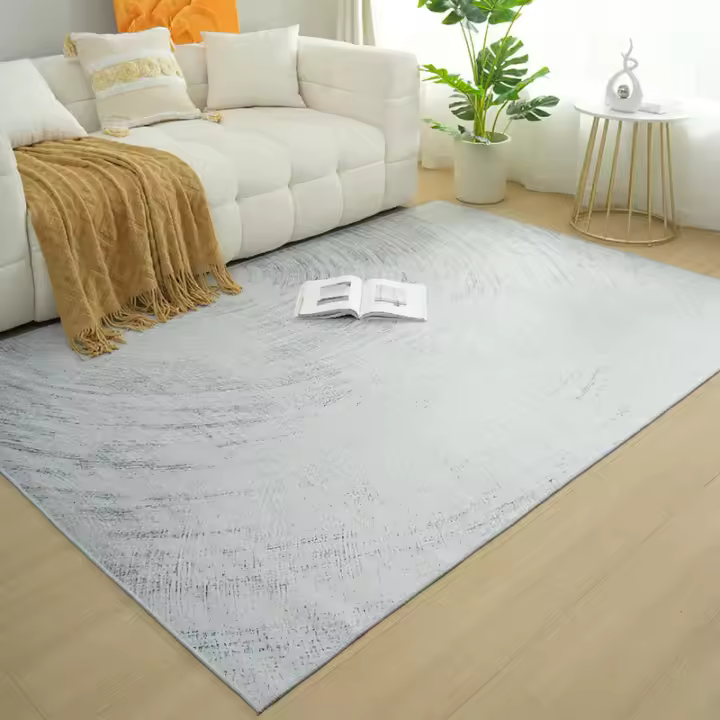 Alfombra de Lujo Europeo 60*90cm Suave, Fácil de Limpiar Ideal para Sala de Estar, Sofá, Dormitorio - 1