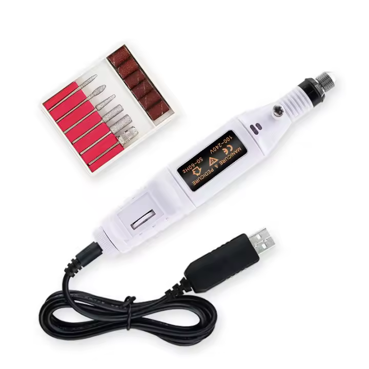 Máquina pulidora eléctrica para uñas, herramienta de manicura y pedicura, cortador de fresado, removedor de Arte de uñas - 1