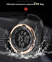 SHUNWAY Shengwei Sports Reloj electrónico luminoso multifuncional impermeable de ocio a la moda para hombre - details 2