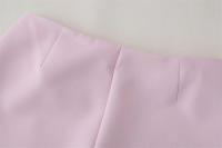 Minifalda de moda con lazos laterales, pantalones cortos elegantes de cintura alta para mujer - details 7