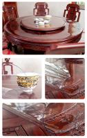 Mantel de Mesa de PVC Transparente Impermeable, Resistente al Aceite, Paño Suave para Cocina y Comedor - details 8