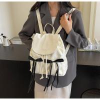 Kajenu-mochila con lazo de lona de nailon para mujer, bolso de viaje de gran capacidad, tendencia de moda, nicho coreano - details 13
