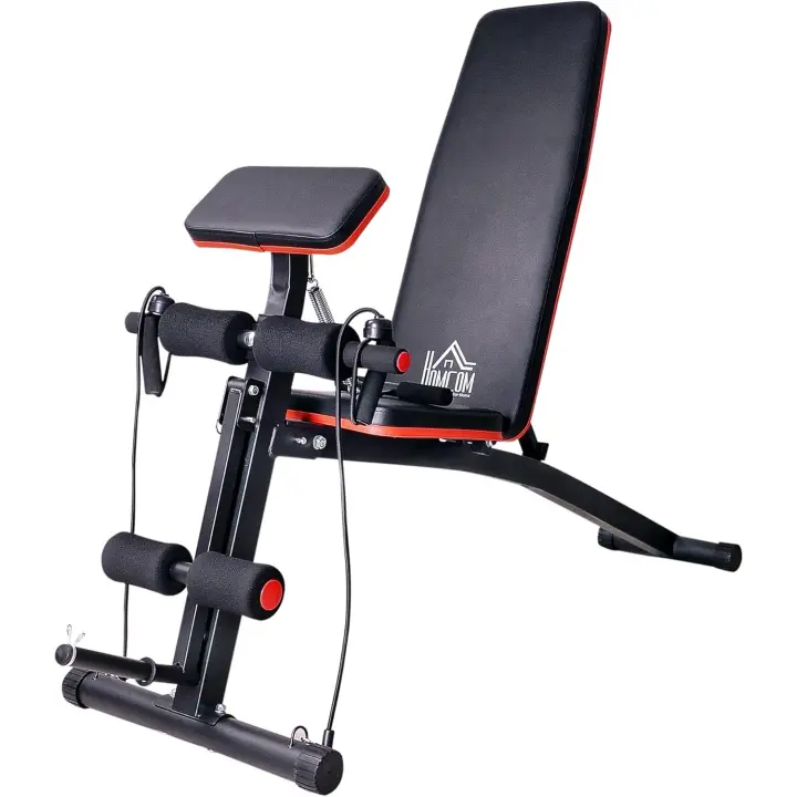 Banco Plegable Inclinable Multifuncional para Entrenamiento Muscular Ideal para Gimnasio en Casa - 1