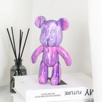 DIY Painting White Embryo Fluid Plastic Hand Painting Violence Bear Toy Model Doll Parent-child Building Block Bear Doll Gift - details 12