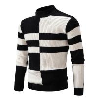 2025 Nuevo suéter informal de cuello medio alto para otoño e invierno para hombre, jersey de punto, suéter - details 5