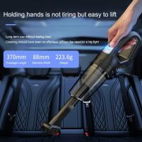 Aspiradora portátil de mano para coche, aspirador inalámbrico de 120W con carga USB, potente succión para pelo de mascotas - details 5