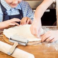 Rodillo de pastelería con pinchos de acero inoxidable, herramienta de Pizza casera, evita que la masa se ampollas, accesorios para hacer Pizza - details 5