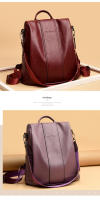 Ba Li Kangaroo-Mochila De cuero suave para mujer, mochila de viaje multifuncional de gran capacidad, antirrobo - details 1