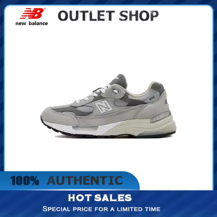 Leten 【100% AUTÉNTICO】 NB 992 Gris " Zapatillas M992GR Zapatillas deportivas de moda unisex para hombres y mujeres Pegatinas de pared - 1
