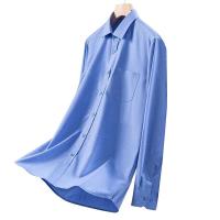 Nuevo bolsillo de negocios de manga larga de moda informal suave a rayas, camisa de oficina, ropa de hombre 4xl 5xl - details 3