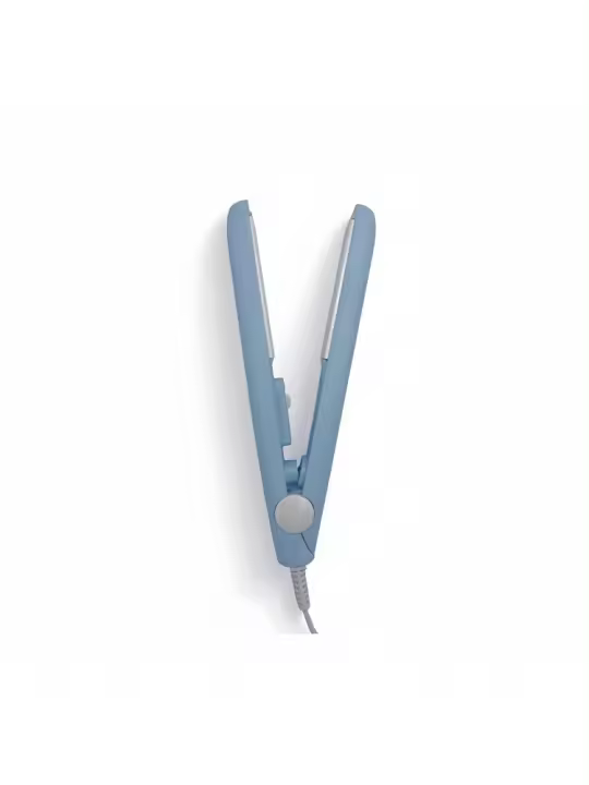 Mini plancha de ceramica para pelo 2 en 1, plancha pelo para rizado y alisado - 1