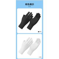 Guantes de Protección Solar de Seda Fina Ciclismo Transpirable para Mujeres en Verano Manicura - details 11