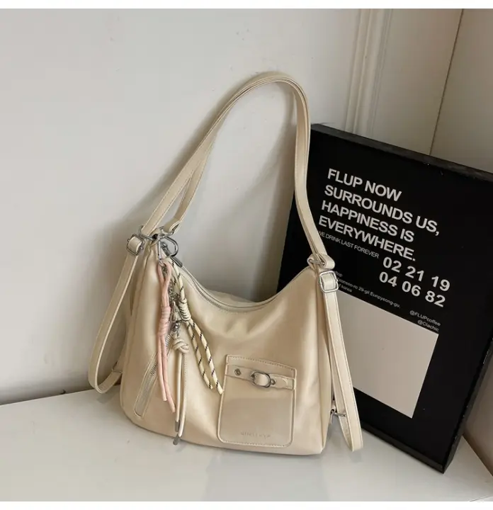 Bolso de mano de gran capacidad para mujer en la primavera de 2025, un nuevo bolso informal y versátil para axila, adecuado para desplazarse con uno - 1