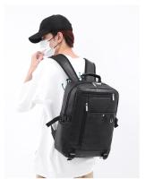 Bolso para hombres bolso Pu mochila de gran capacidad viaje de ocio bolso de computadora de embarque para hombres - details 11