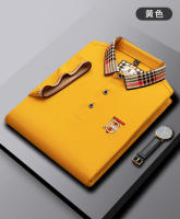 Nueva moda de verano para hombre, polo corto, camiseta con cuello bordado, tops de media manga, ropa - details 8