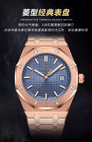 Reloj de hombre de marca suiza impermeable luminoso moda nuevo reloj de cuarzo - details 5