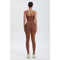 Mono deportivo de yoga con tirantes, ropa deportiva de una pieza, mallas largas, ropa deportiva personalizada para fitness - details 7