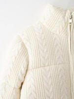 TRAFZA-abrigo largo de manga larga con estampado para mujer, ropa de abrigo informal de piel sintética con botones y cuello vuelto, para invierno - details 3