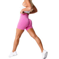 Pantalones Cortos de Fitness para Mujer NVGTN Scrunch Sin Costuras de Spandex Elásticos Transpirables con Efecto Levantador de Cintura para Deportes de Ocio y Correr - details 26