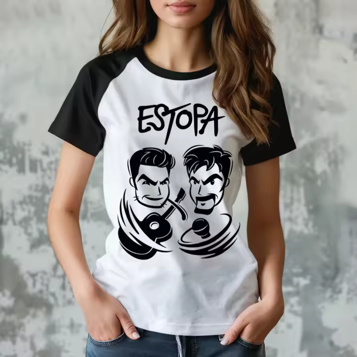 Estopa-Camisetas estampadas japonesas para mujer, ropa harajuku de anime, Y2K - 1